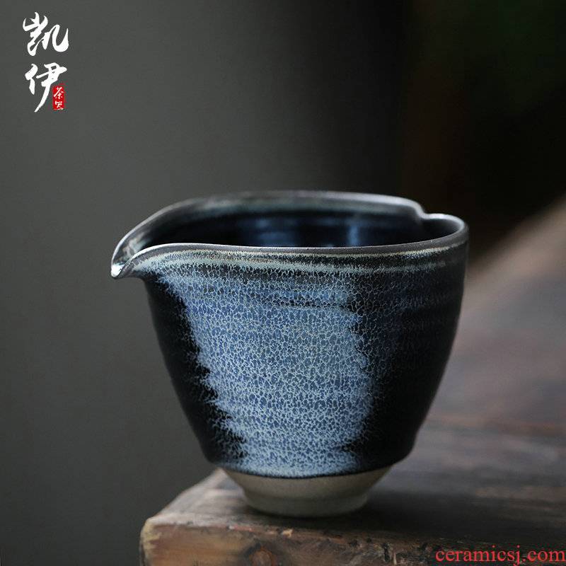 Li Gaohua built light blue kirin manual pour cup making up tea set a single and a cup of tea ware ceramic fair keller