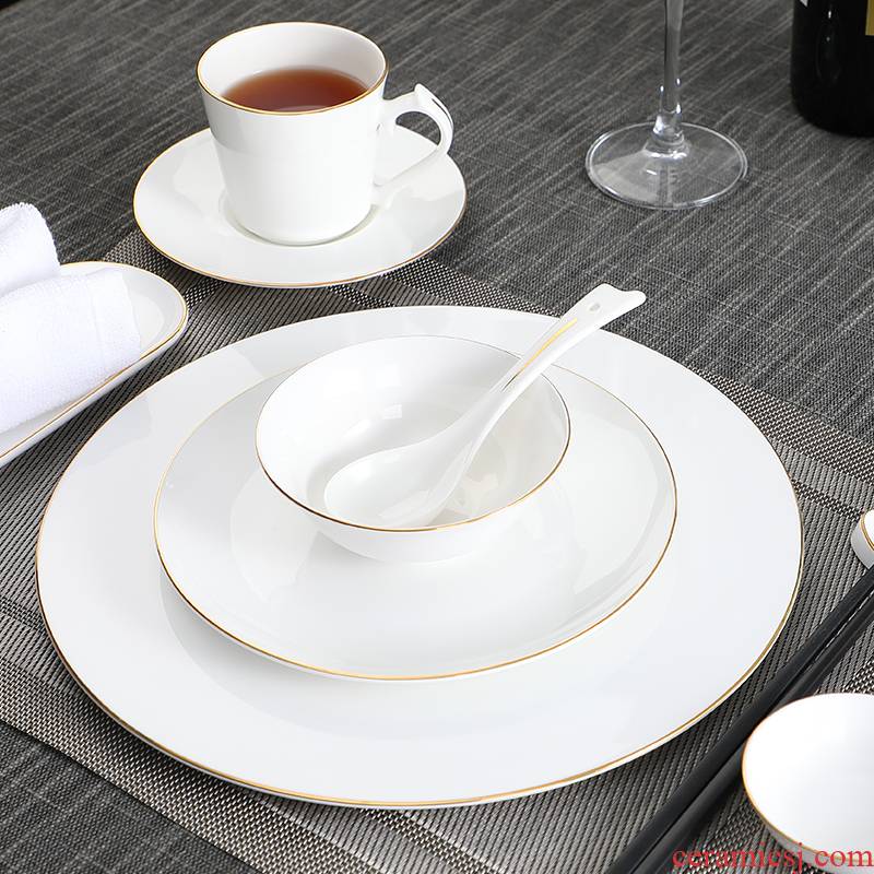 Hotel supplies ceramic Chinese style up phnom penh Hotel high - grade ipads China tableware to suit the club box unit ltd. company