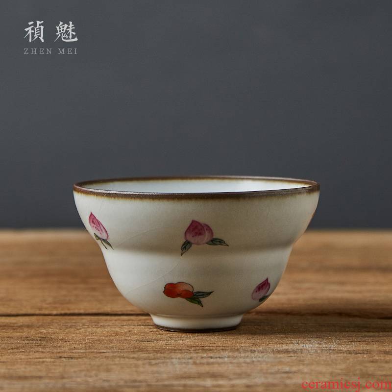 Shot incarnate the jingdezhen ceramic your up hand - made count cup kung fu tea set personal sample tea cup masters cup open for