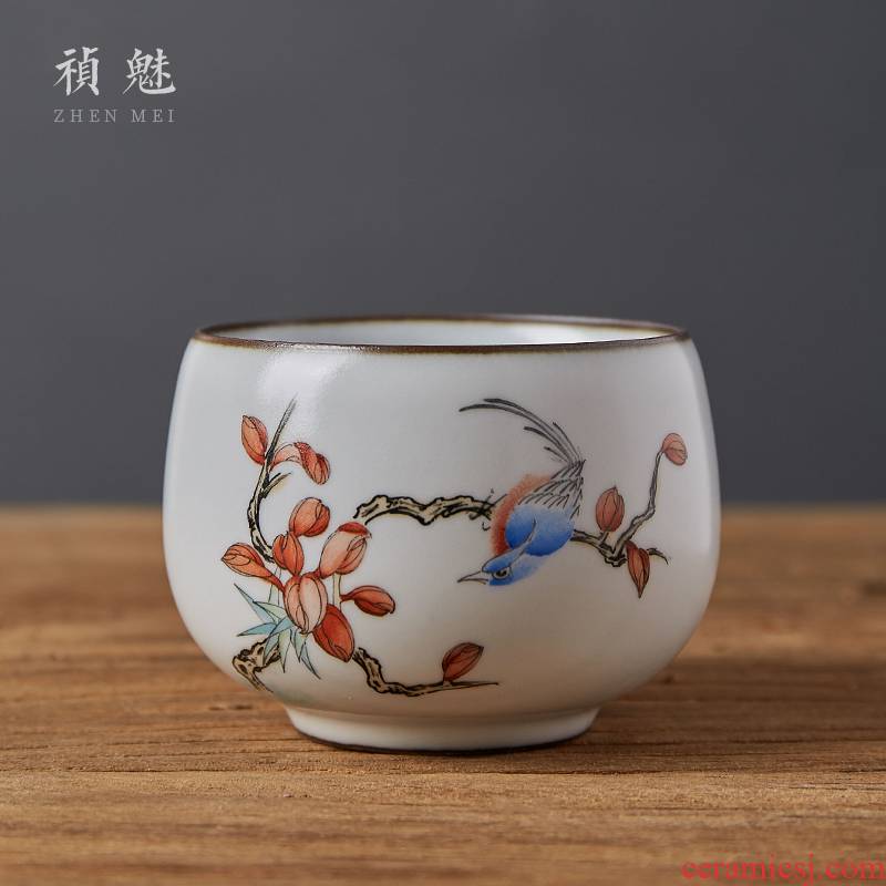 Shot incarnate all hand your up and meditation of jingdezhen ceramic kung fu tea set sample tea cup master cup single CPU