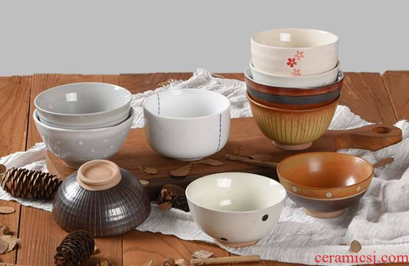 Japanese Chinese tableware, black restore ancient ways to eat a small bowl of household ceramic bowl of soup bowl hotel meal bowl of rice bowls