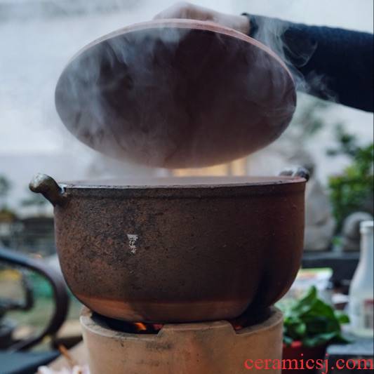 Soil TaoJianKang authentic traditional flame Soil pot porridge is special sand pot chaoshan sand Soil casserole pot soup pot