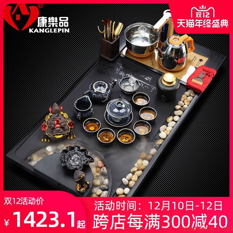 Recreational product whole atomization sharply 1.2 meters stone, stone tea tray tea tea home jingdezhen ceramic tea set