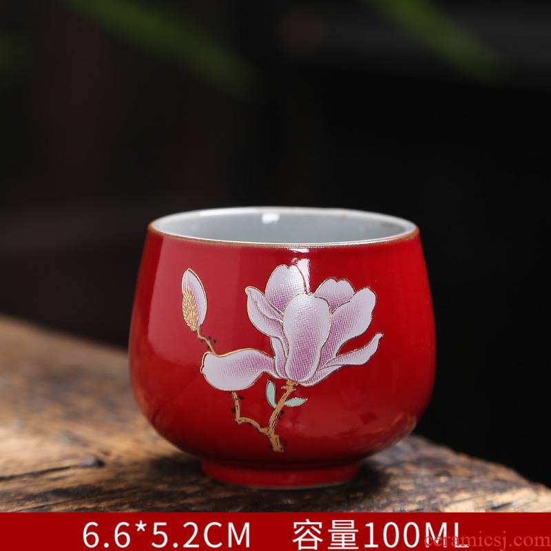 Sterling silver cup edible silver cups ceramic sample tea cup kung fu tea cup coppering. As plated silver cup master CPU