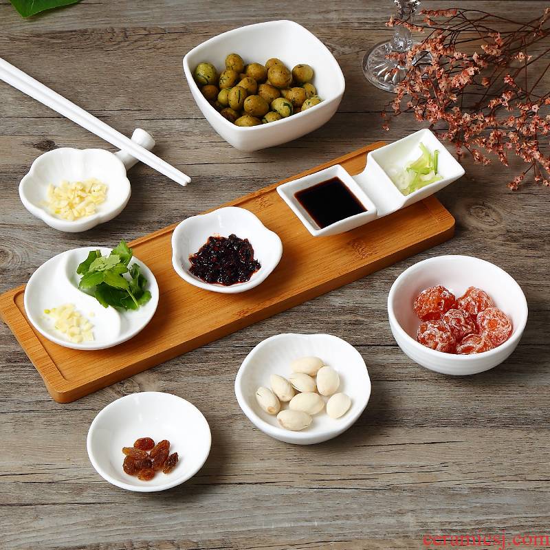 Hotel tableware ceramic creative restaurant sauce dish dish of Japanese household vinegar dish ink flavour dish chafing dish seasoning dishes