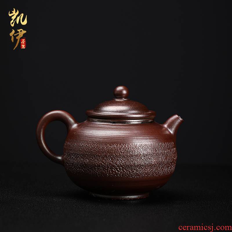 The Teacher manual firewood coarse pottery teapot household Japanese single pot, pot of kung fu tea ware ceramic tea set