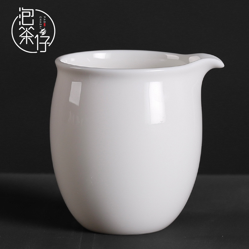 High white pottery porcelain tea sea fair keller of tea is sweet white kung fu tea set household suet jade cup tea accessories
