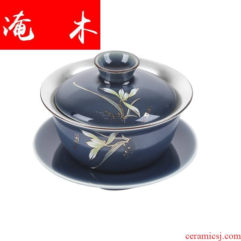 Submerged wood 999 sterling silver tureen ceramic kung fu tea tea cup manually coppering. As bladder three silver tureen household mercifully