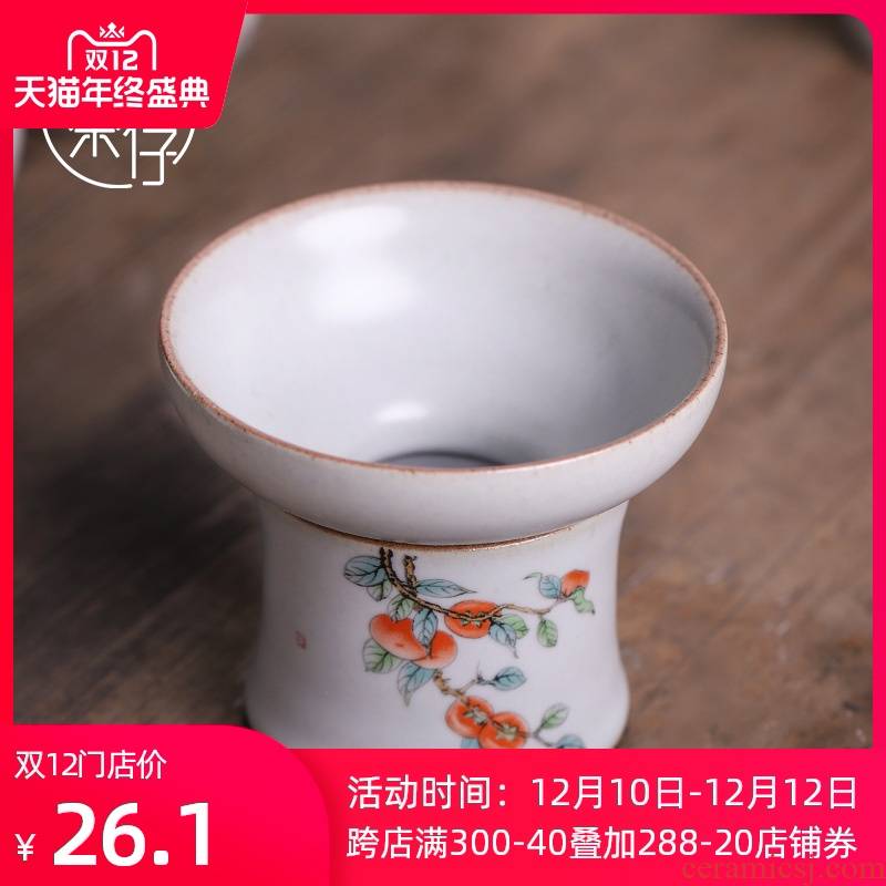 Chinese style your up ice cracked piece of) tea accessories tea filters every tea tea tea exchanger with the ceramics filter