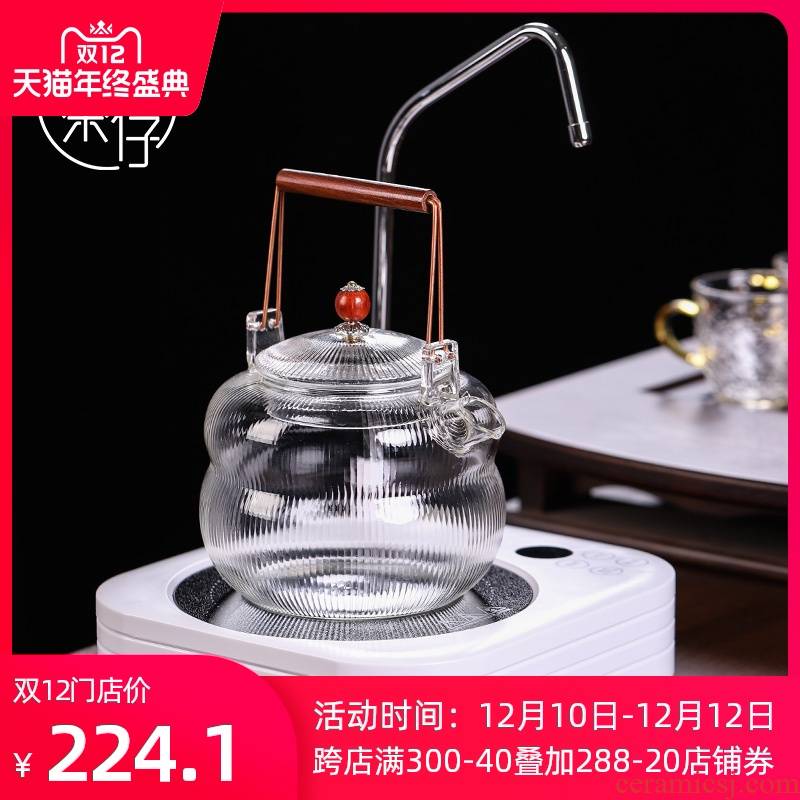 White electricity TaoLu tea tea cooking small tea is tea set.mute little tea stove'm kettle automatically sheung shui household