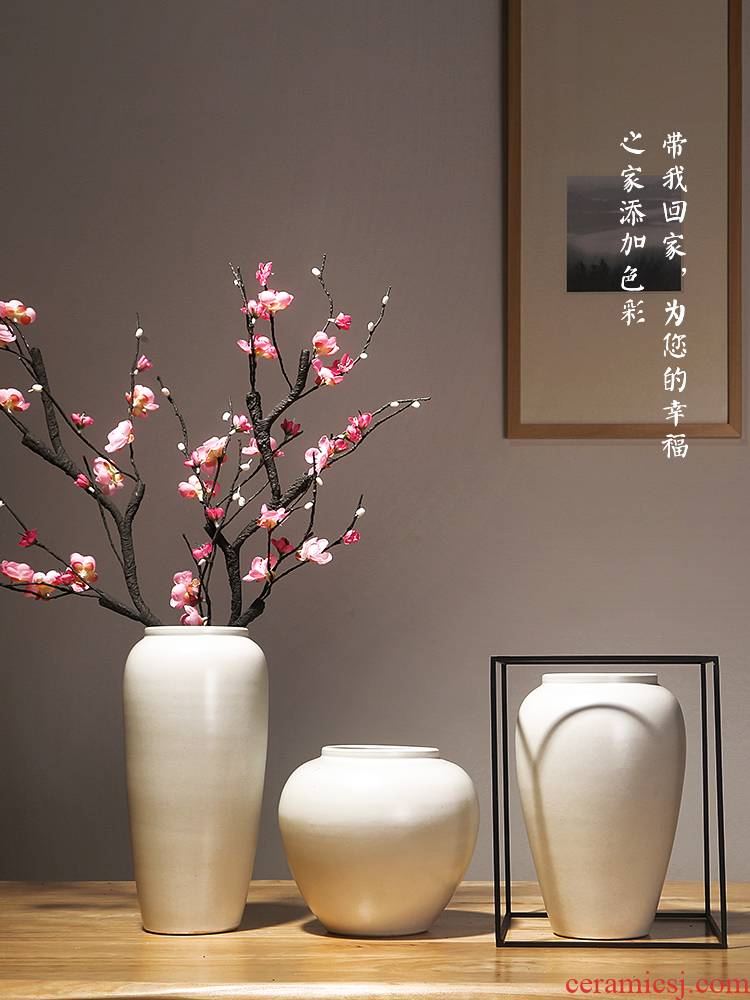 Chinese jingdezhen ceramics vase European sitting room is I and contracted home furnishing articles dry flower arranging flowers adornment