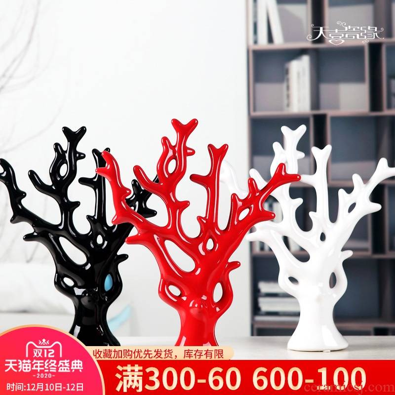 I and contracted household act the role ofing is tasted wedding gifts creative ceramics decoration decorative furnishing articles rich love trees