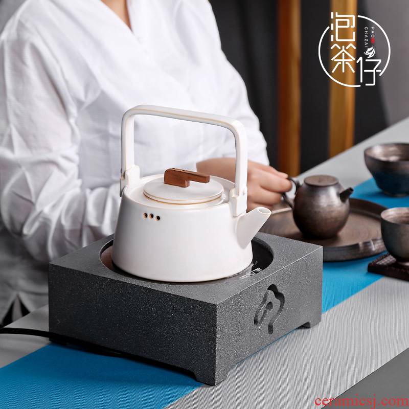 Japanese electric heating TaoLu kunfu tea kettle base.mute tea home mini small don 't pick pot teapot