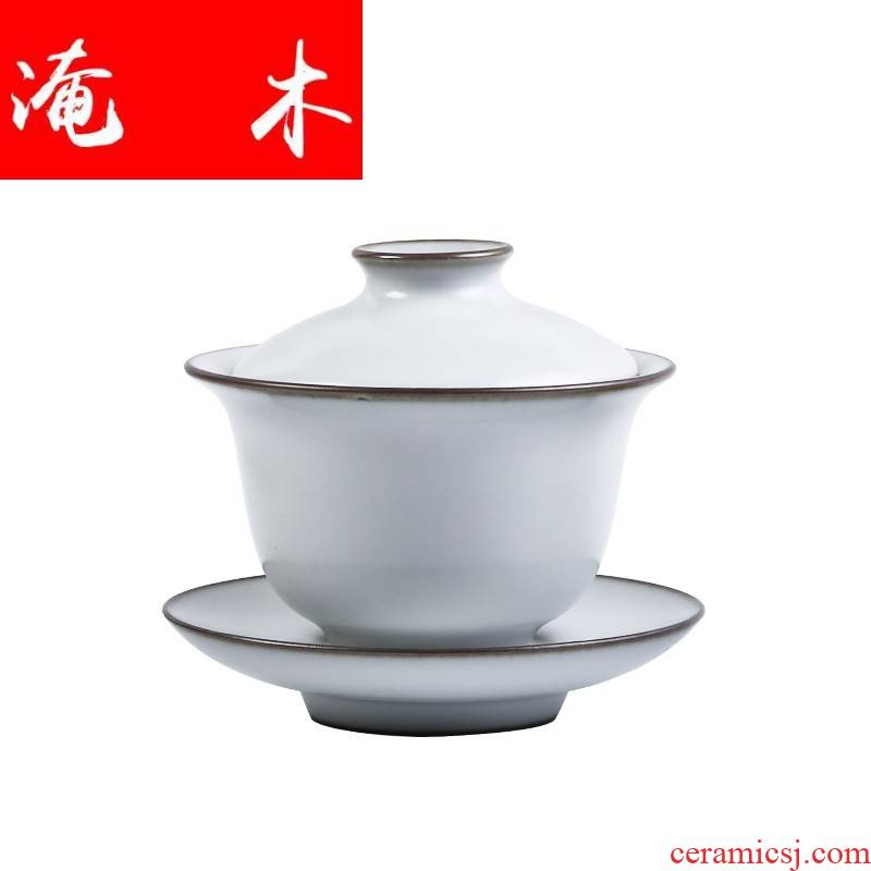 Wood won 't leave until three flooded your up tureen tea kungfu tea tea bowl of jingdezhen checking ceramic tureen tea cups