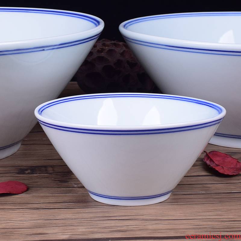 Chinese blue and white porcelain is contracted rainbow such as bowl bowl) hat to custom ceramic thick hot ltd. logo jingdezhen blue