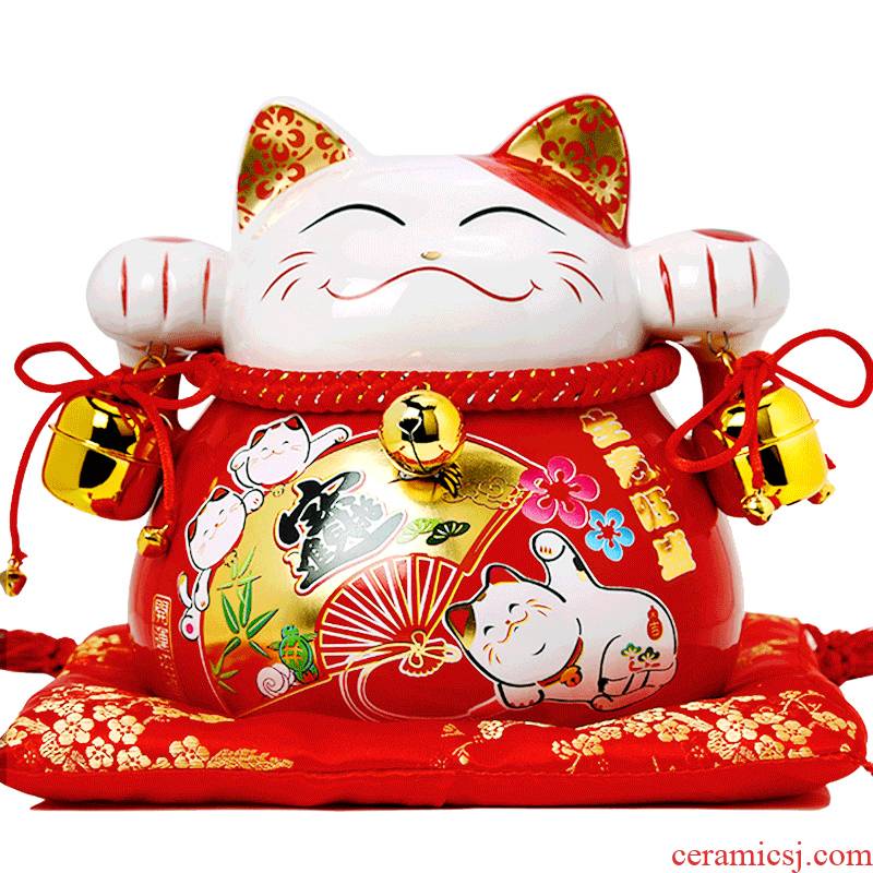 E7 plutus cat furnishing articles rich creative Japanese ceramics piggy Banks sitting room store opening business gifts
