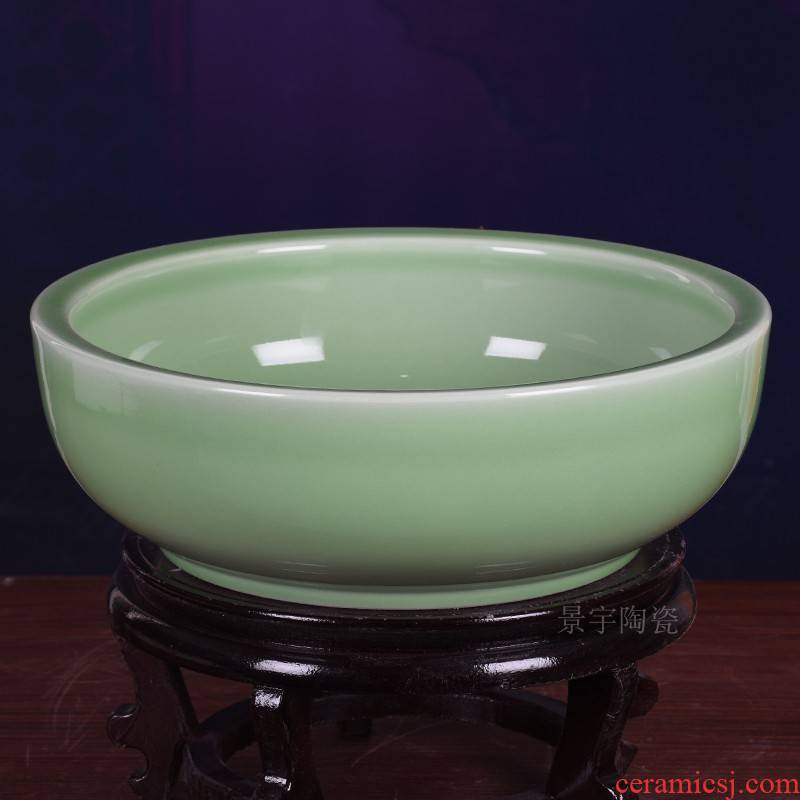Jingdezhen ceramic and basin home upset deepen boiled fish pickled fish bowl of extra large soup bowl washing dishes in the kitchen