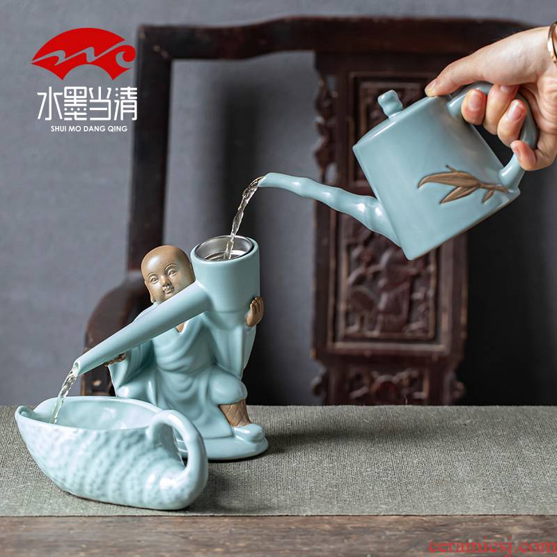 Your up household authentic tea set Your porcelain creative ceramic teapot kung fu tea cups contracted office open
