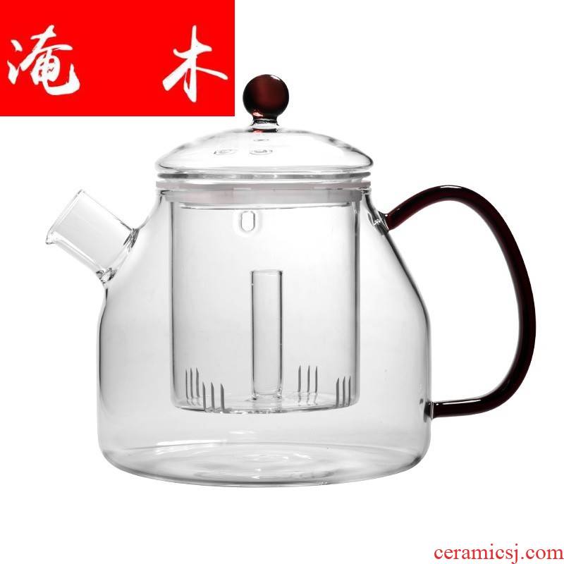 Flooded wooden steaming tea boiling heat resistant glass teapot tea POTS in bile explosion - proof electric TaoLu black tea, black tea tea utensils