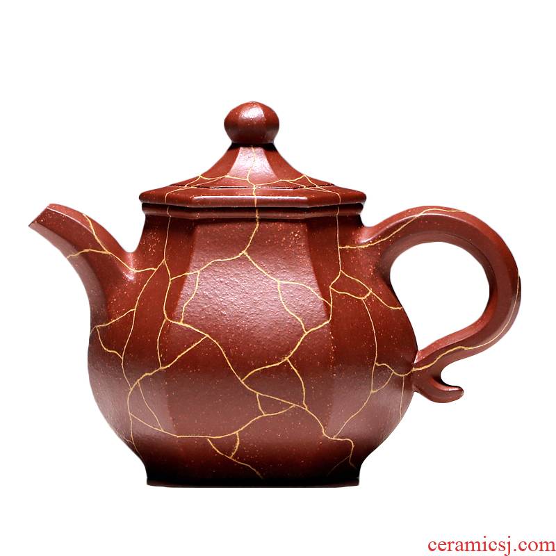 "Shadow enjoy" yixing undressed ore it TaoJianChun manual teapot tea red one dragon on the six - party 300 cc