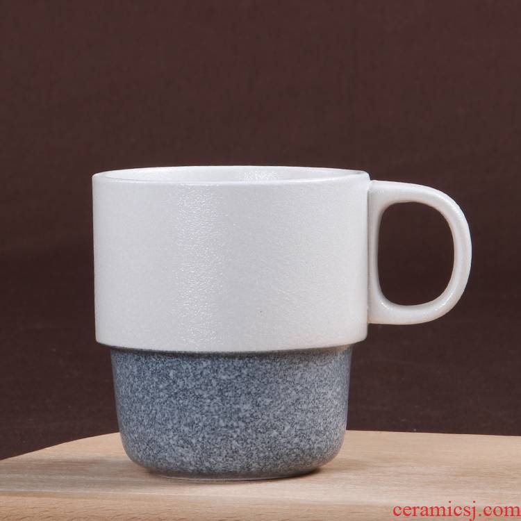 Qiao mu for wash gargle cup Japanese ceramic cup snow atop the creative tableware glaze keller cup coffee cup