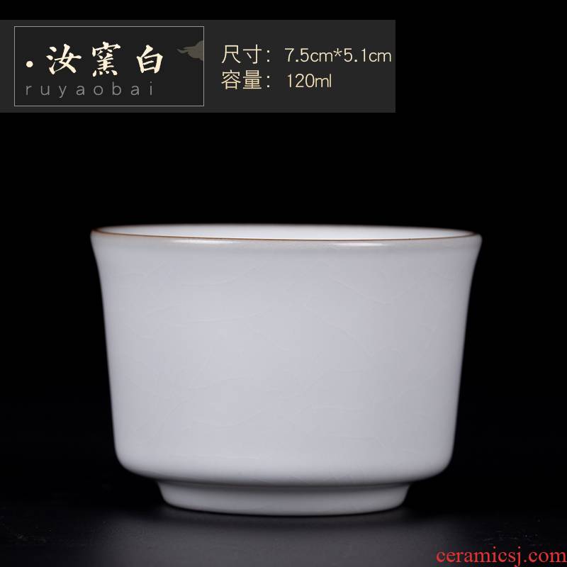 Poly real (view your up with jingdezhen ceramic cups master cup sample tea cup single peace cup kung fu tea set