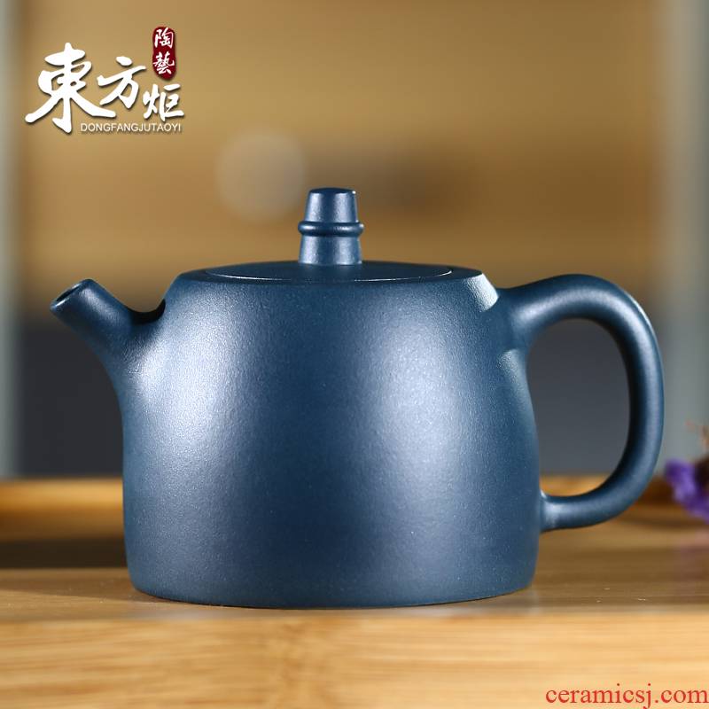 Shadow at yixing han priests are it by pure manual azure mud pot teapot tea set DFJ