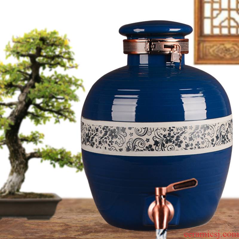 Jingdezhen ceramic jars big it mercifully jars with leading 20 jins 30 jin wine bottle sealed jars