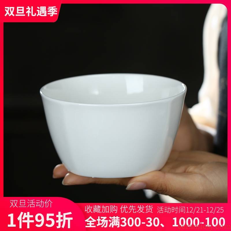 Jingdezhen porcelain rice bowls with pure white ipads ceramic bowl bowl rainbow such use creative Korean bowl bowl of tableware