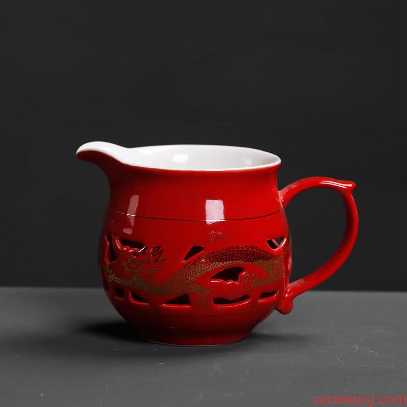 Fair keller with handle creative tea art move modern European tea tea cup household utensils accessories ceramics