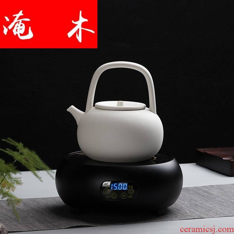 Submerged wood white clay health ceramic pot suit the electric TaoLu boiled tea, the black tea mercifully tea kettle boiling tea ware