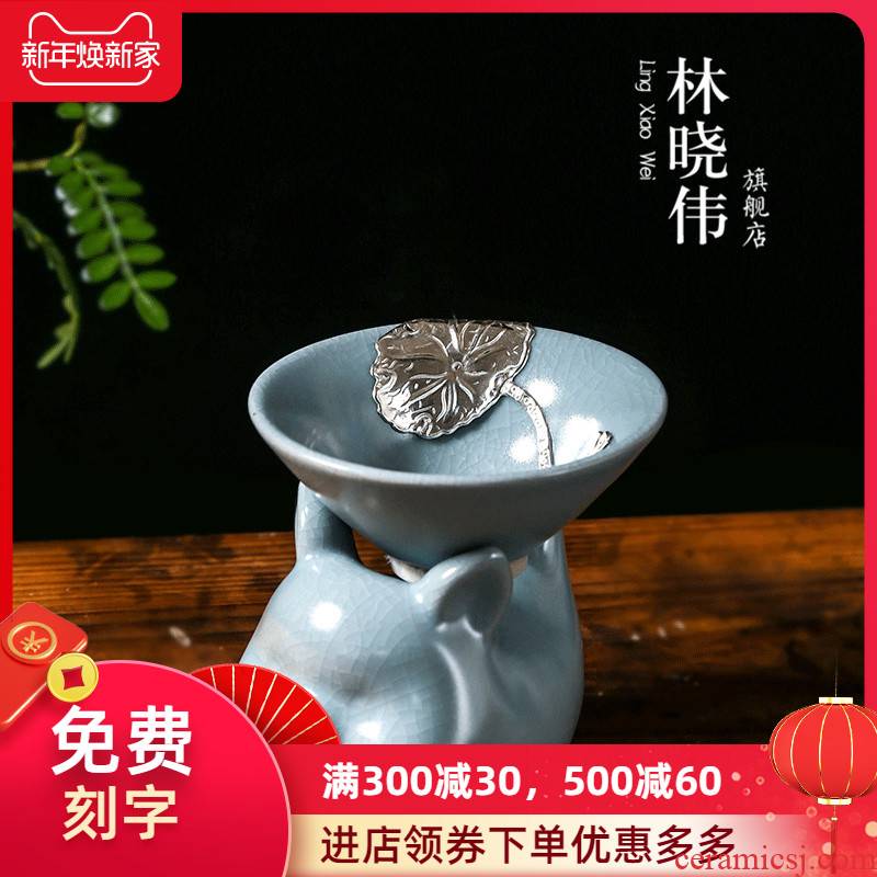 Your up checking silver) ceramic tea filters from kung fu tea set Your porcelain saucer frame accessories