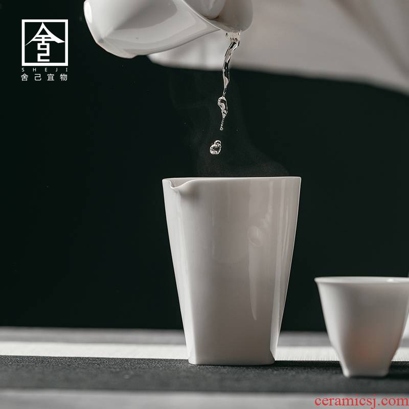 The Self - "appropriate content Japanese fair keller inverse white tea ware household retro points cups jingdezhen kung fu tea set
