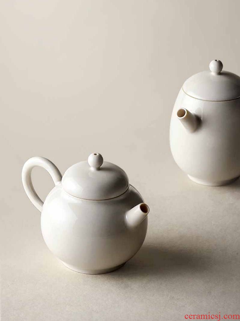 About Nine Japanese manual powder soil lead ceramic teapot kung fu tea plant ash little teapot tea kettle household individual