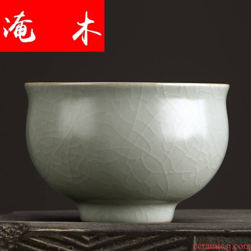 Submerged wood FengZi your up kung fu manual single cup cup cup with ceramic cups individual CPU master cup sample tea cup
