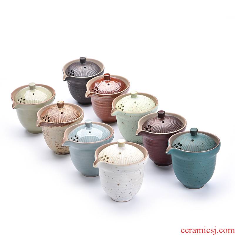 Hui shi Japanese hand grasp pot of large - sized tureen tea cup of hot tea. Preventer coarse pottery crack ceramic cup finger bowl