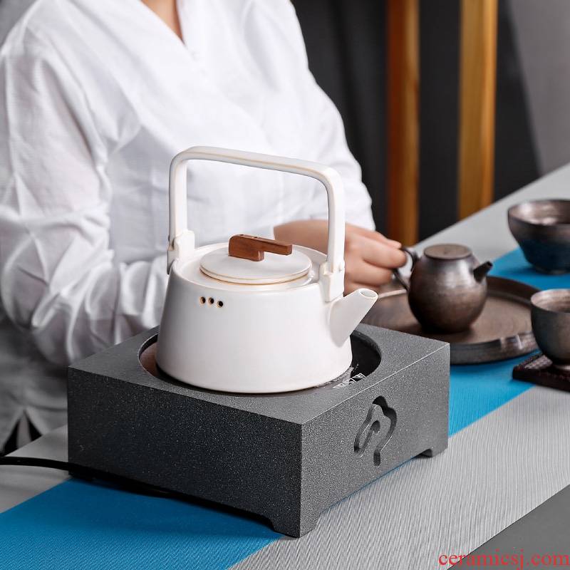 Qiao mu PMZ Japanese electric heating TaoLu kunfu tea kettle base.mute tea household mini small don 't pick