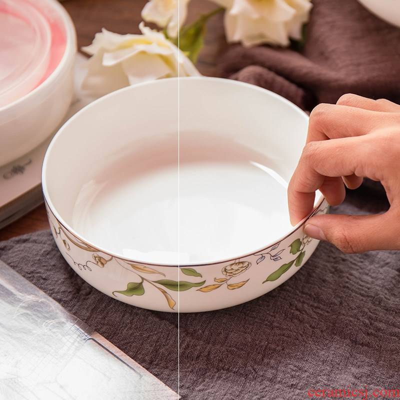 Steamed egg bowl dribbling deep continental tureen microwave tableware household dish bowl of Japanese dishes Nordic salad ipads China