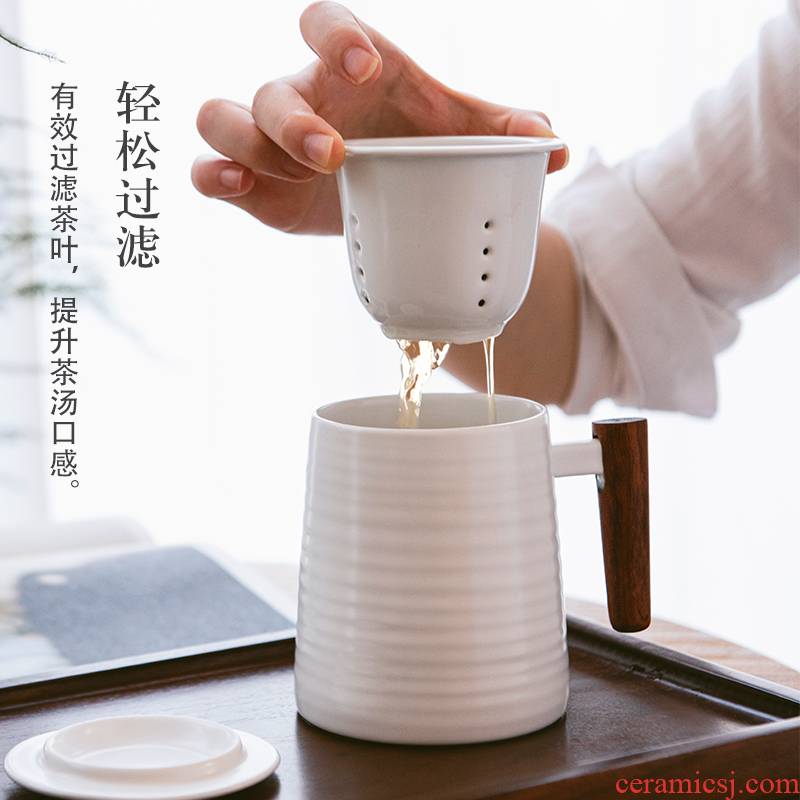 Jingdezhen ceramic cups with handles resistant office cup ultimately responds cup tea separated couples. A household
