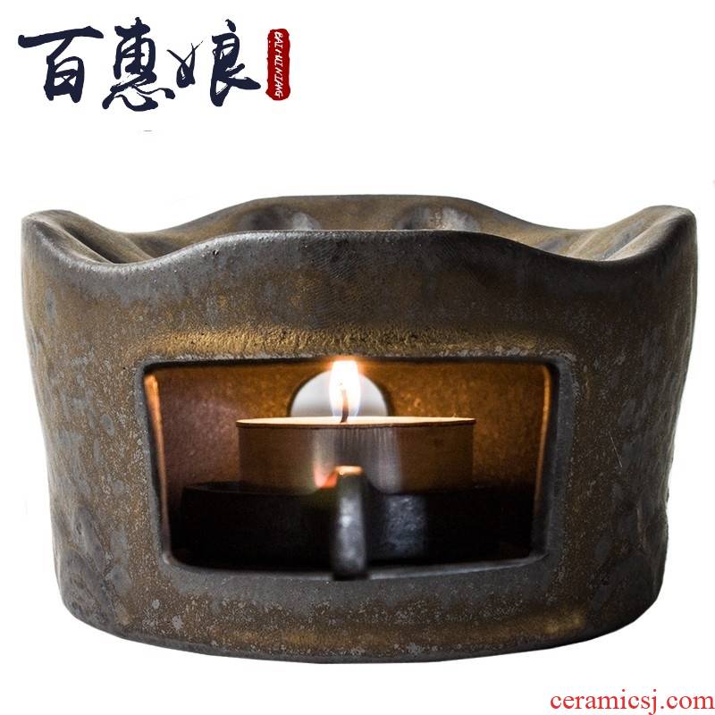 (niang Japanese coarse pottery boiled tea stove based warm tea tea set temperature warm winter kung fu tea tea kettle insulation base