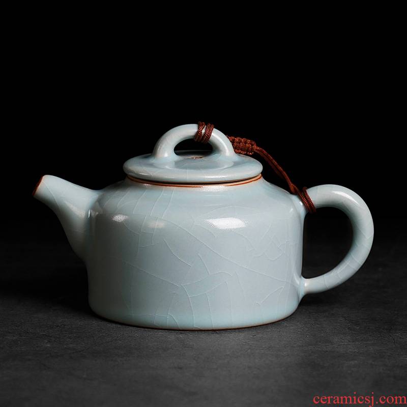 Qiao mu PMZ day cyan porcelain small teapot kung fu tea set your up on single pot can keep checking ceramic