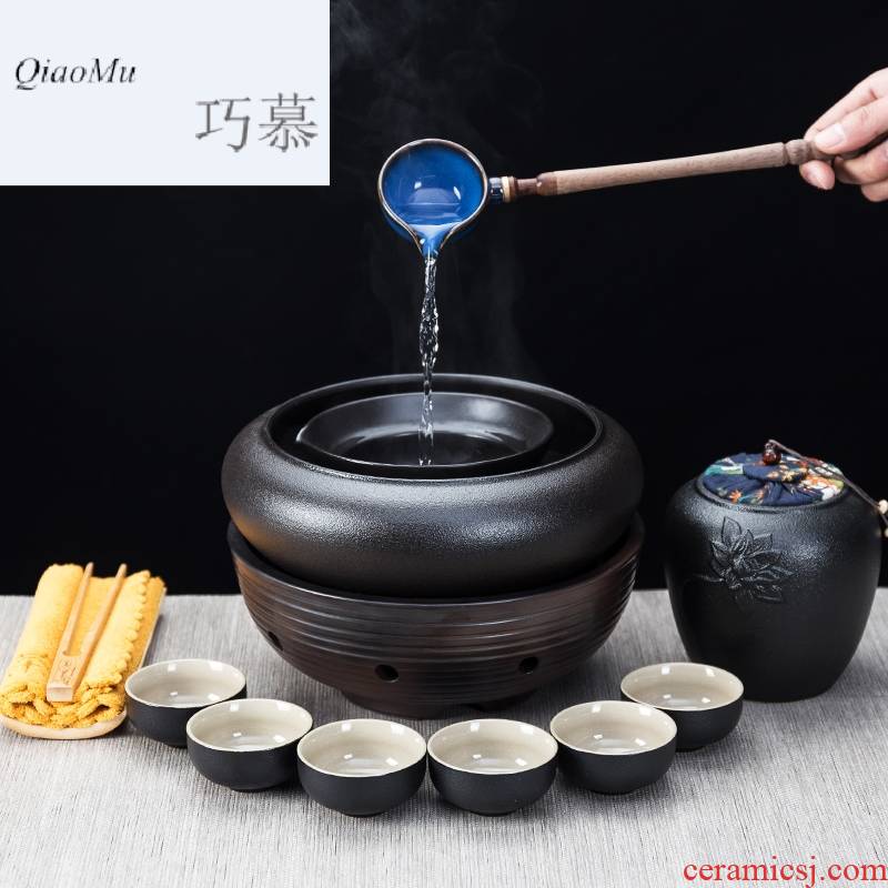 Qiao mu boiled tea ware ceramic boiling kettle black tea pu 'er tea stove home points to restore ancient ways the tea, the electric TaoLu suits for