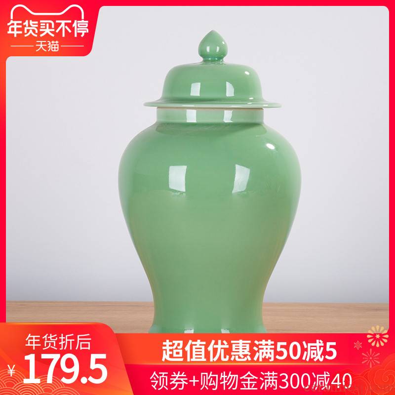 237 jingdezhen vase shadow blue glaze hand relief archaize home sitting room adornment is placed ears vase