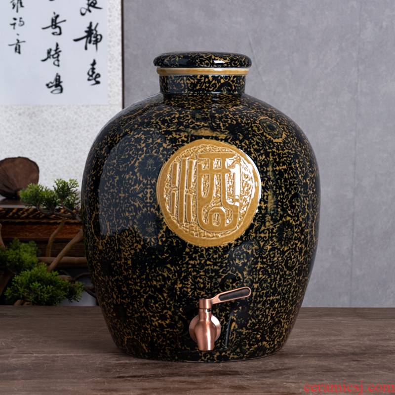 Archaize ceramic terms jars bottle 10 jins 20 jins 30 jins 50 hip home wine liquor sealing mercifully wine jars