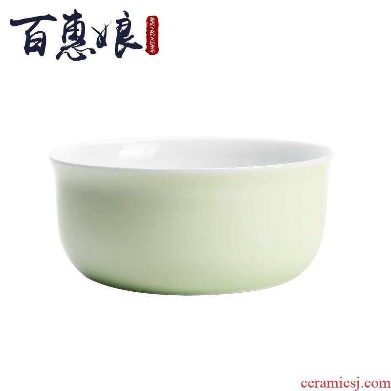 (niang tea to wash large jingdezhen ceramic celadon kung fu tea sets accessories pea green glaze tea to wash