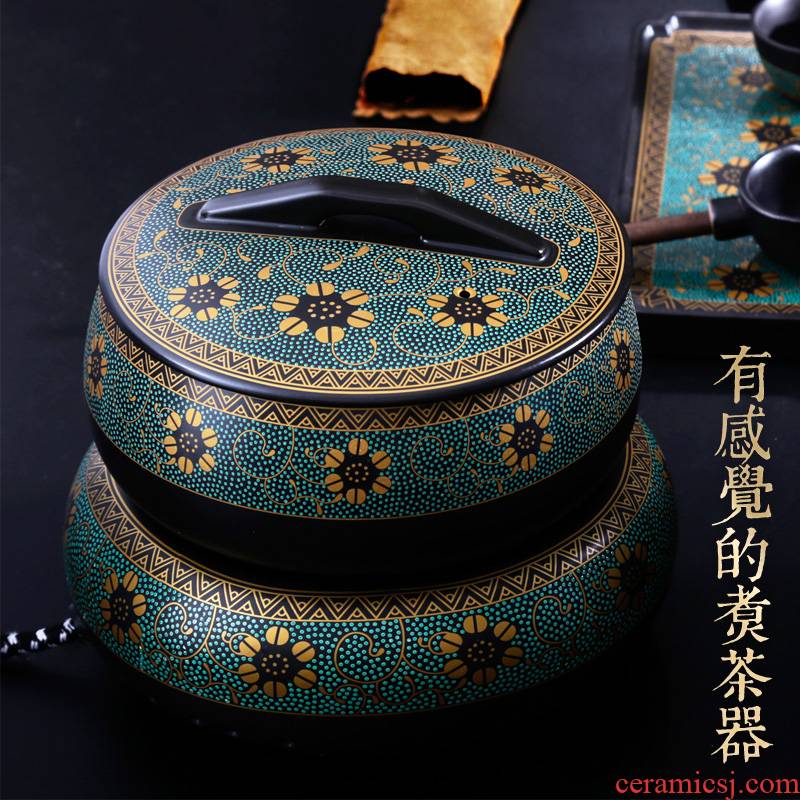 Boiling kettle black tea tea is tea stove ceramic with a lid kung fu tea set furnace curing scented tea cooked dry bowl bowl