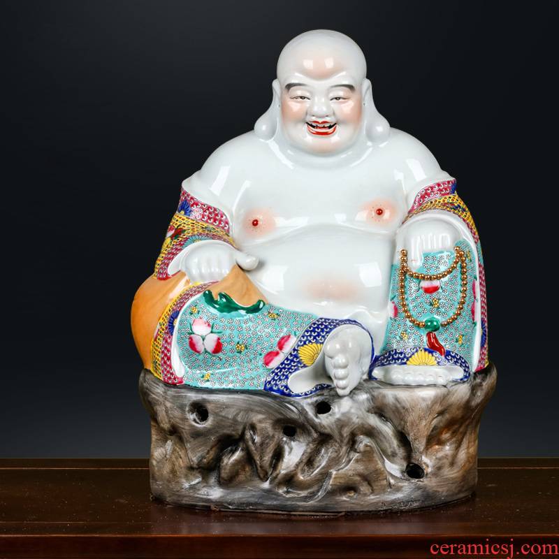 Jingdezhen ceramics of Buddha temple consecrate decorations for home gift lucky by ocean 's stone statues and furnishing articles