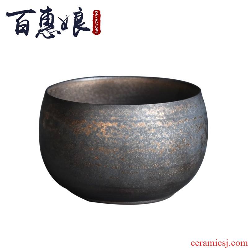 (niang stoneware slag bucket checking metal glaze up built water gold water jar is kung fu tea tea urn