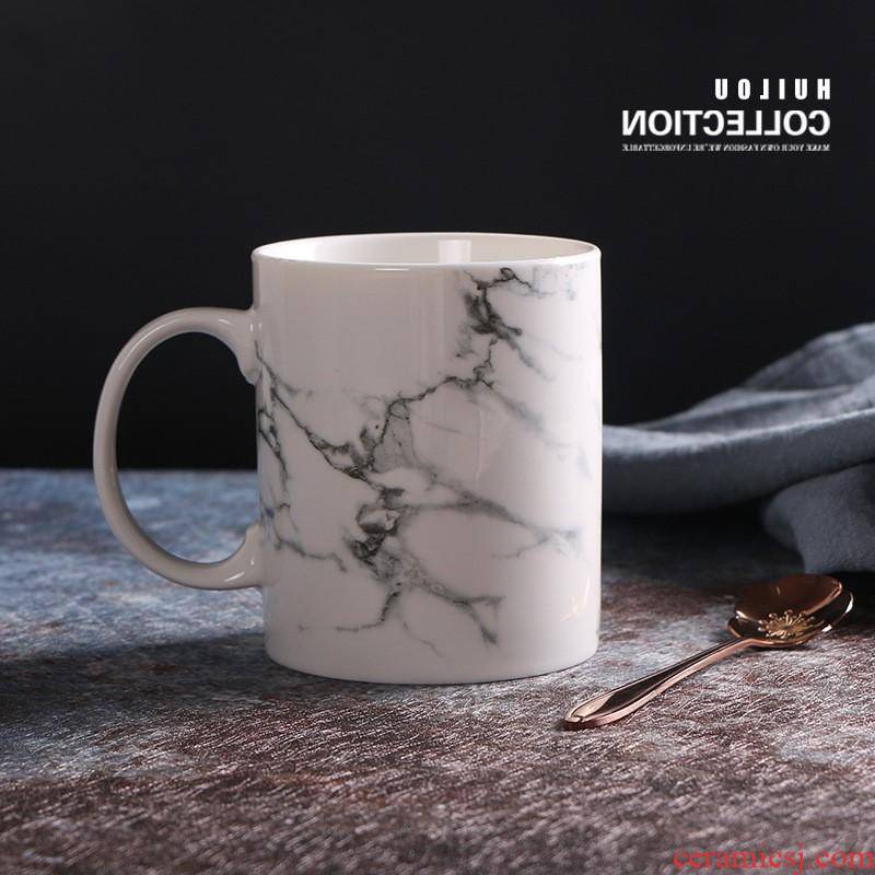The creative stone mugs restaurant kitchen ceramic cup cup coffee cup milk cup couples custom manufacturers