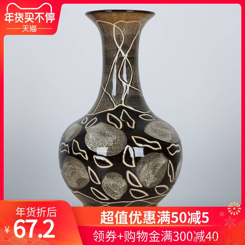 421 jingdezhen ceramic vase color crackle vase creative manual its porcelain home decoration furnishing articles